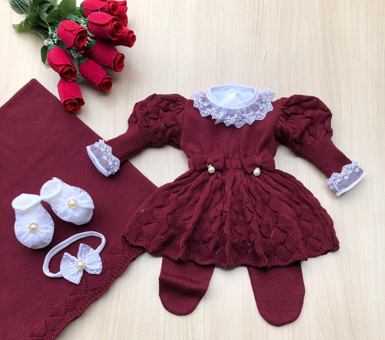 Saída Maternidade Tricot Bianca