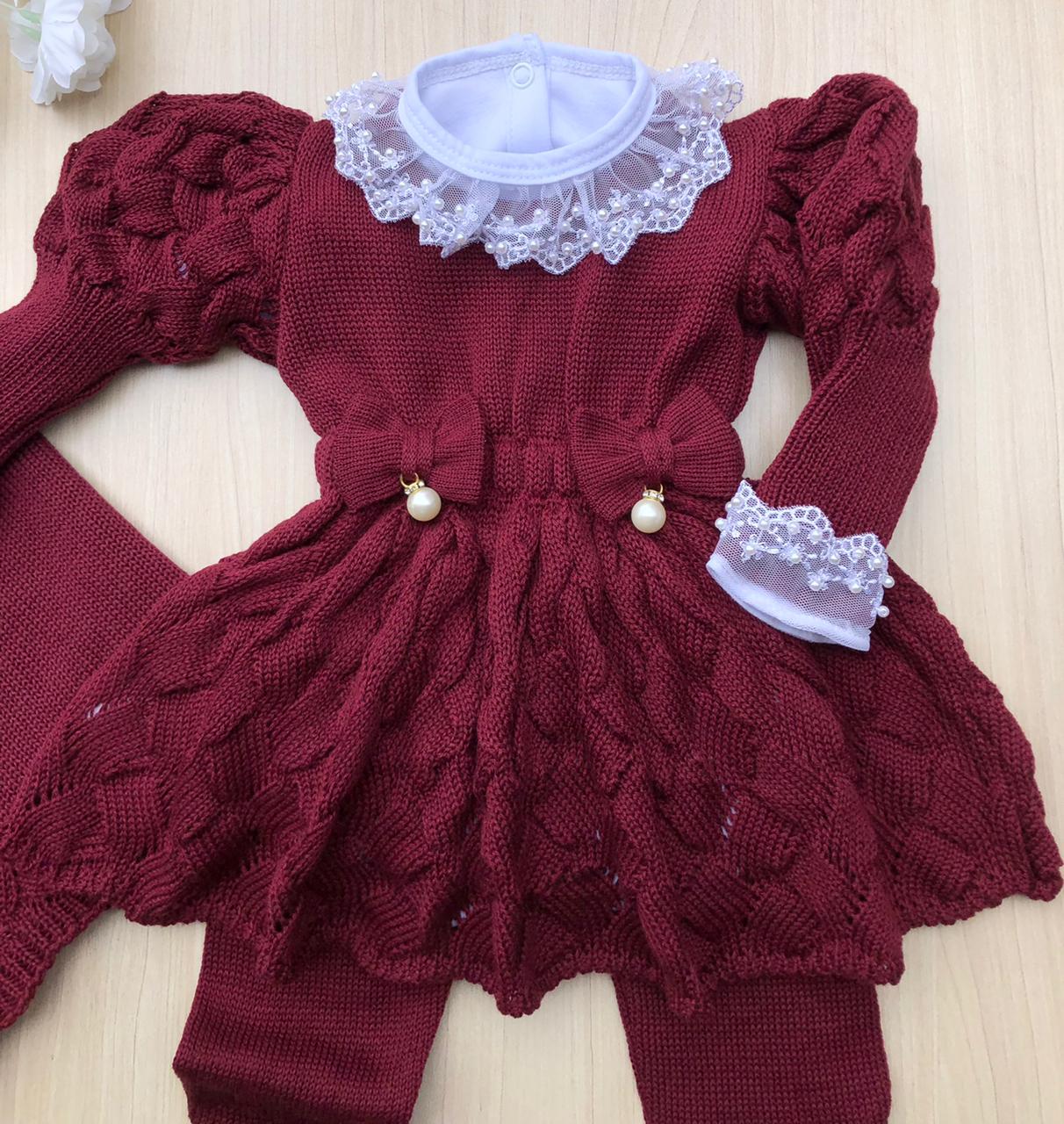 Saída Maternidade Tricot Bianca