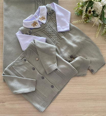Saída Maternidade Tricot Levi