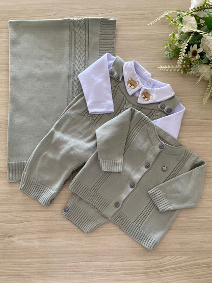 Saída Maternidade Tricot Levi