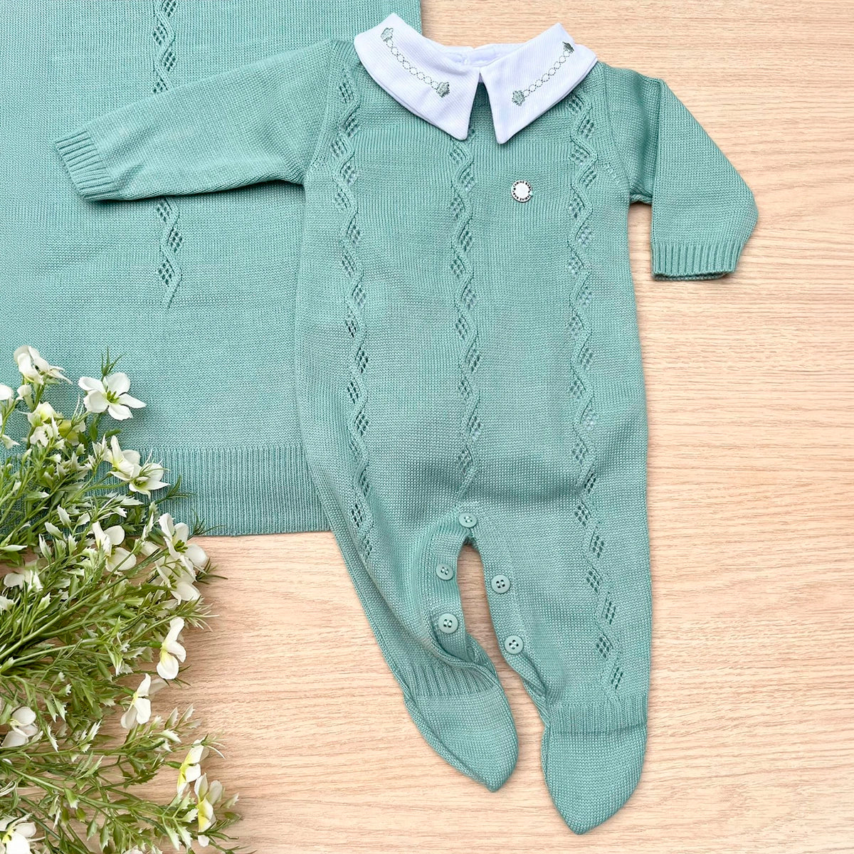 Saída Maternidade Tricot Enzo