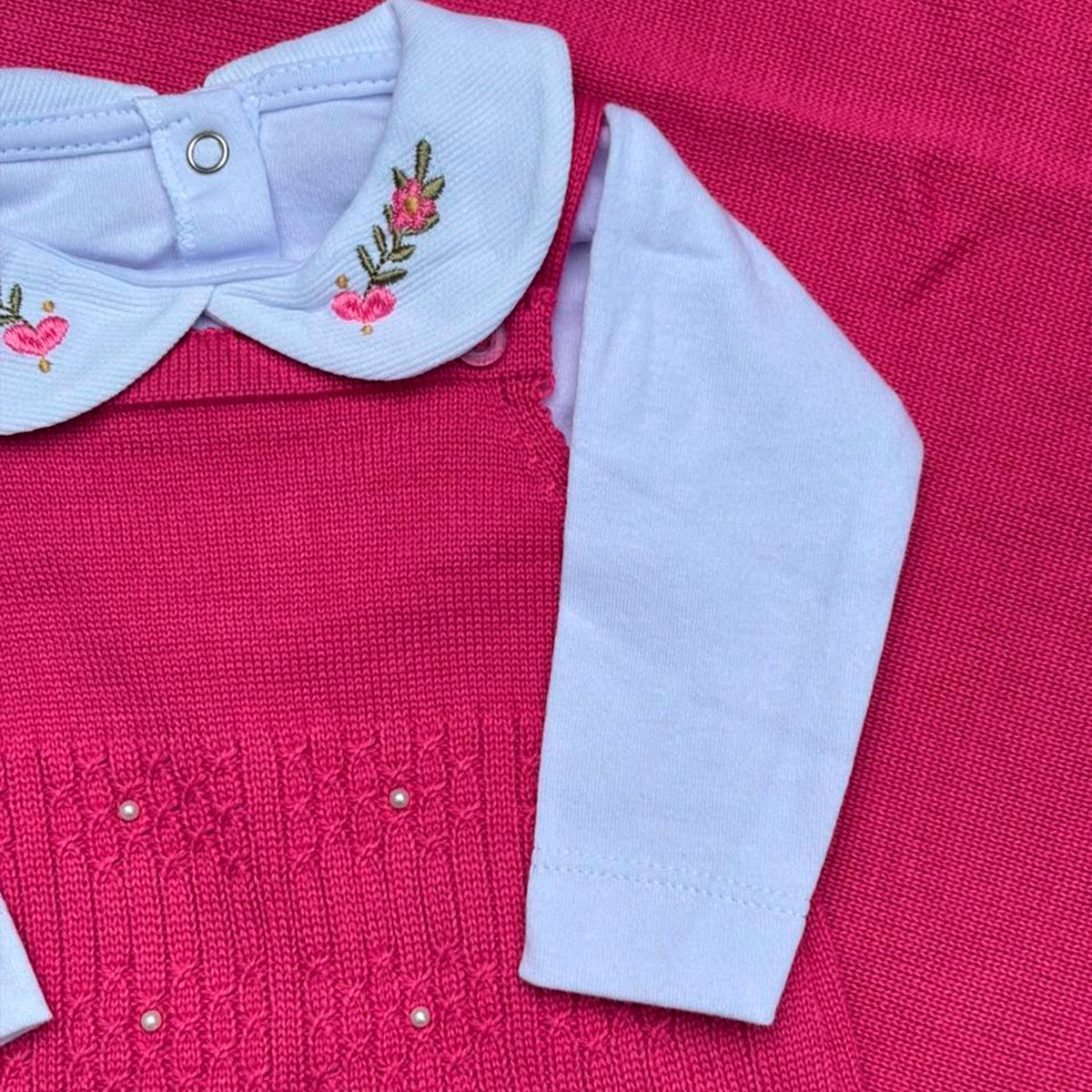 Saída Maternidade Tricot Laura Maria