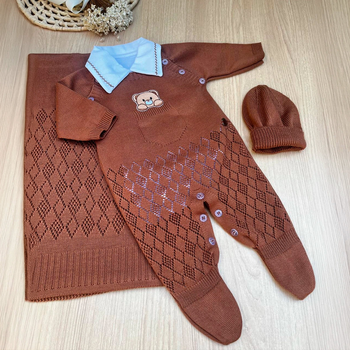 Saída Maternidade Tricot Marco Antônio