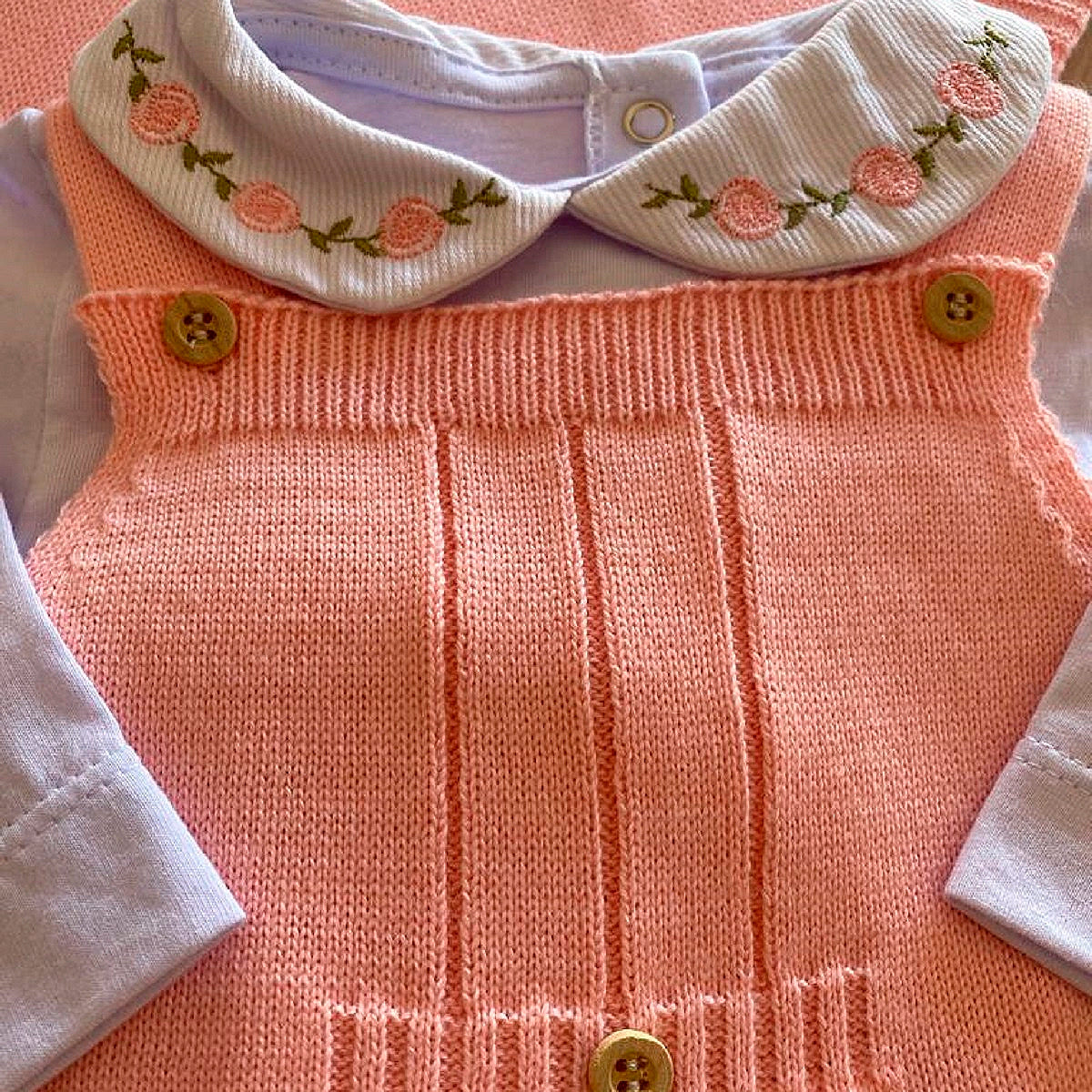 Saída Maternidade Tricot Maria Clara