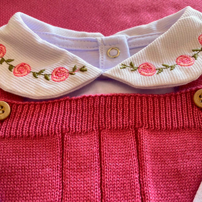 Saída Maternidade Tricot Maria Clara
