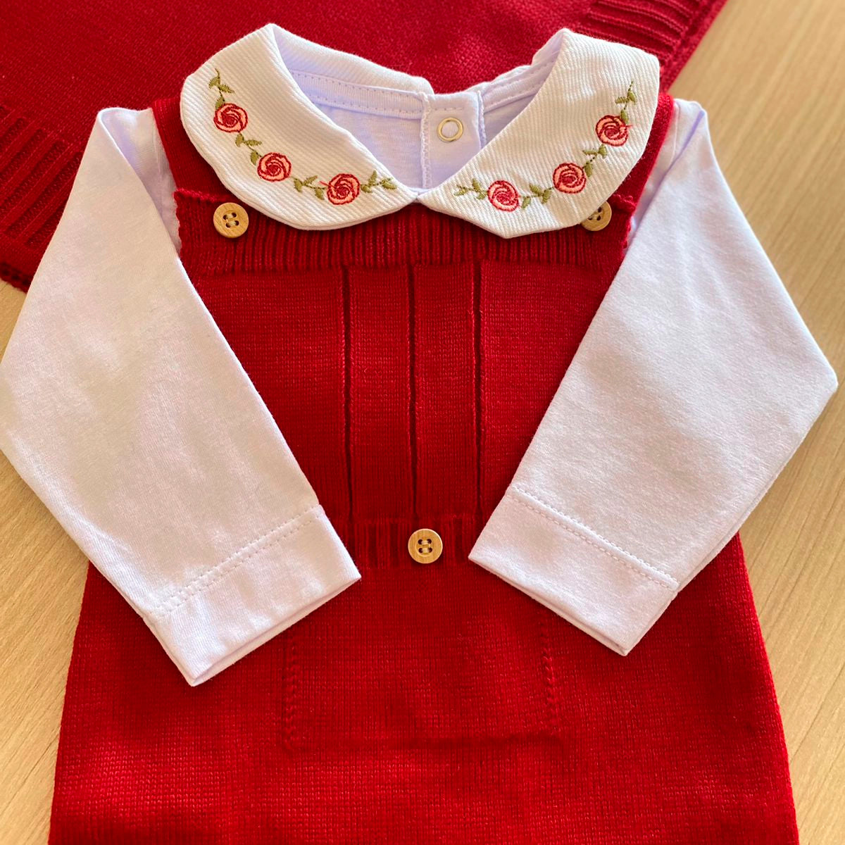 Saída Maternidade Tricot Maria Clara