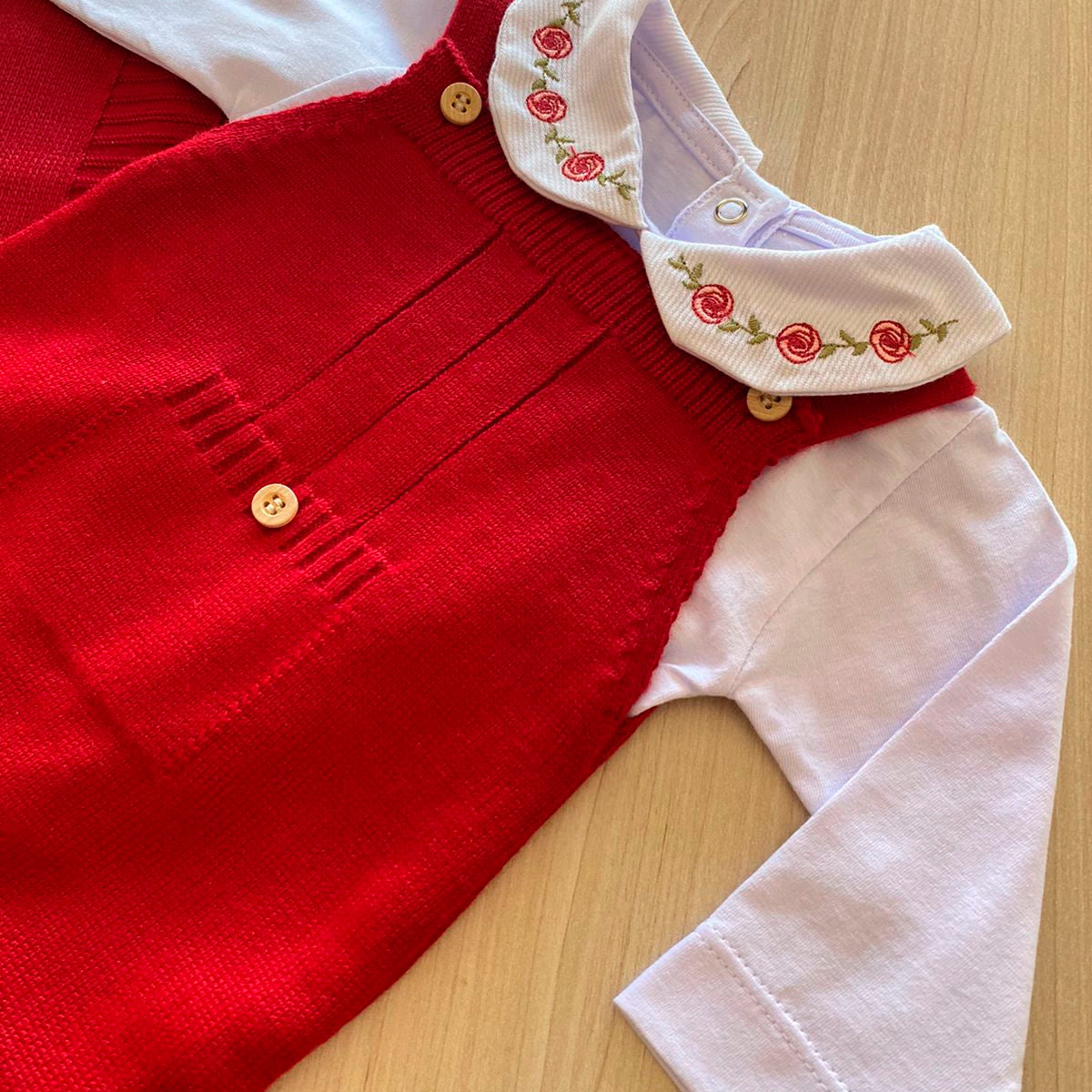 Saída Maternidade Tricot Maria Clara