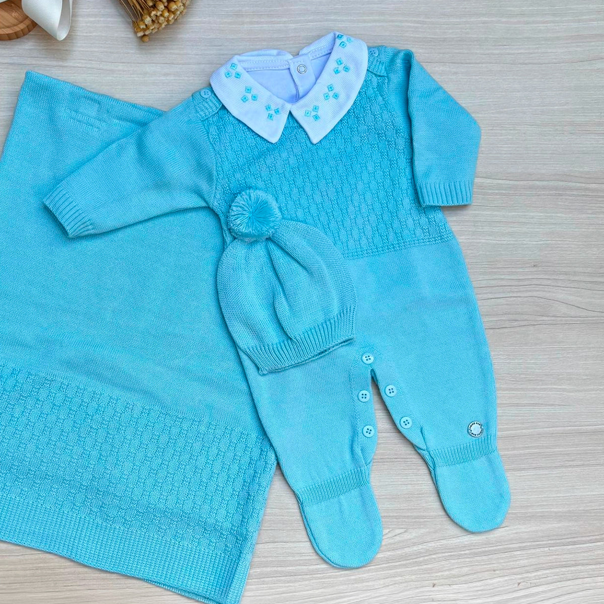 Saída Maternidade Tricot Noah