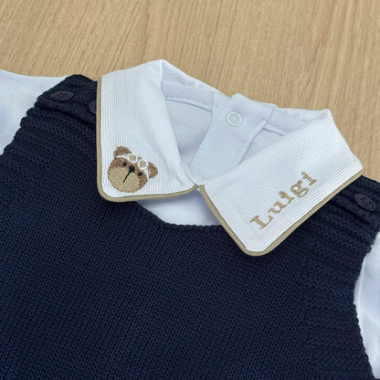 Saída Maternidade Tricot Liam Personalizado