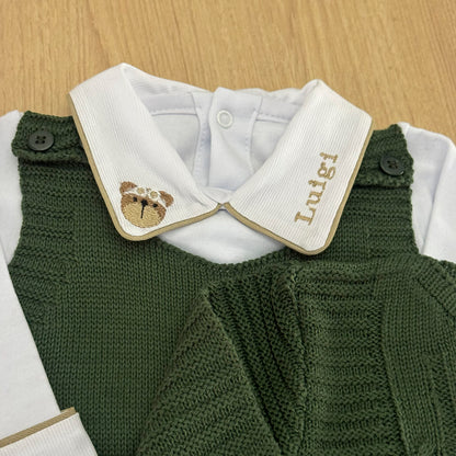 Saída Maternidade Tricot Liam Personalizado