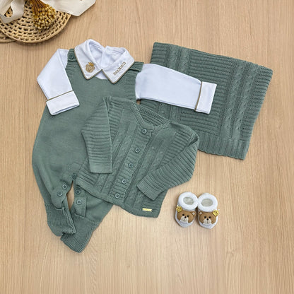 Saída Maternidade Tricot Bento Personalizado
