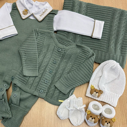 Saída Maternidade Tricot Bento Personalizado