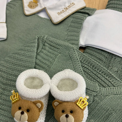 Saída Maternidade Tricot Bento Personalizado
