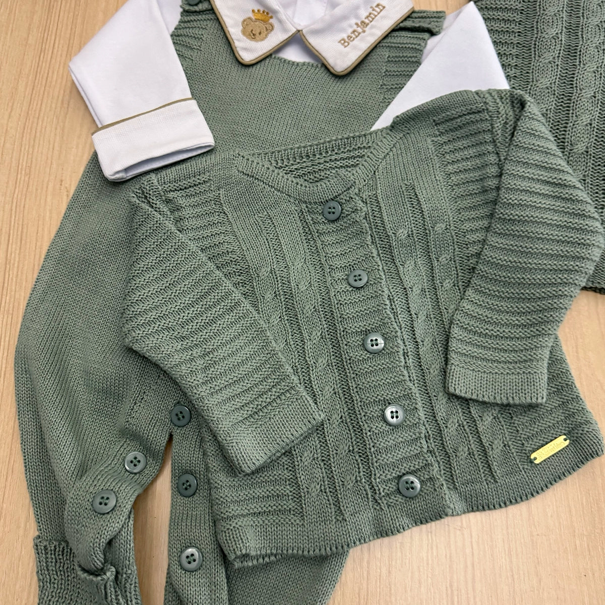 Saída Maternidade Tricot Bento Personalizado