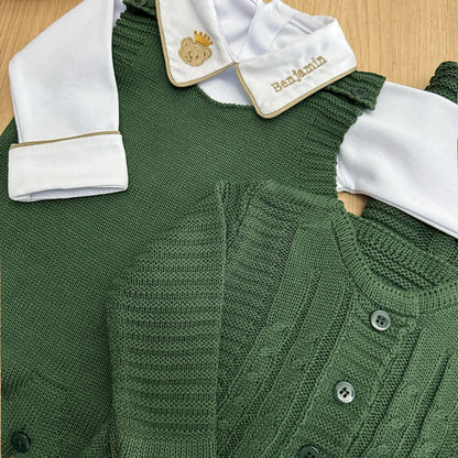 Saída Maternidade Tricot Bento Personalizado