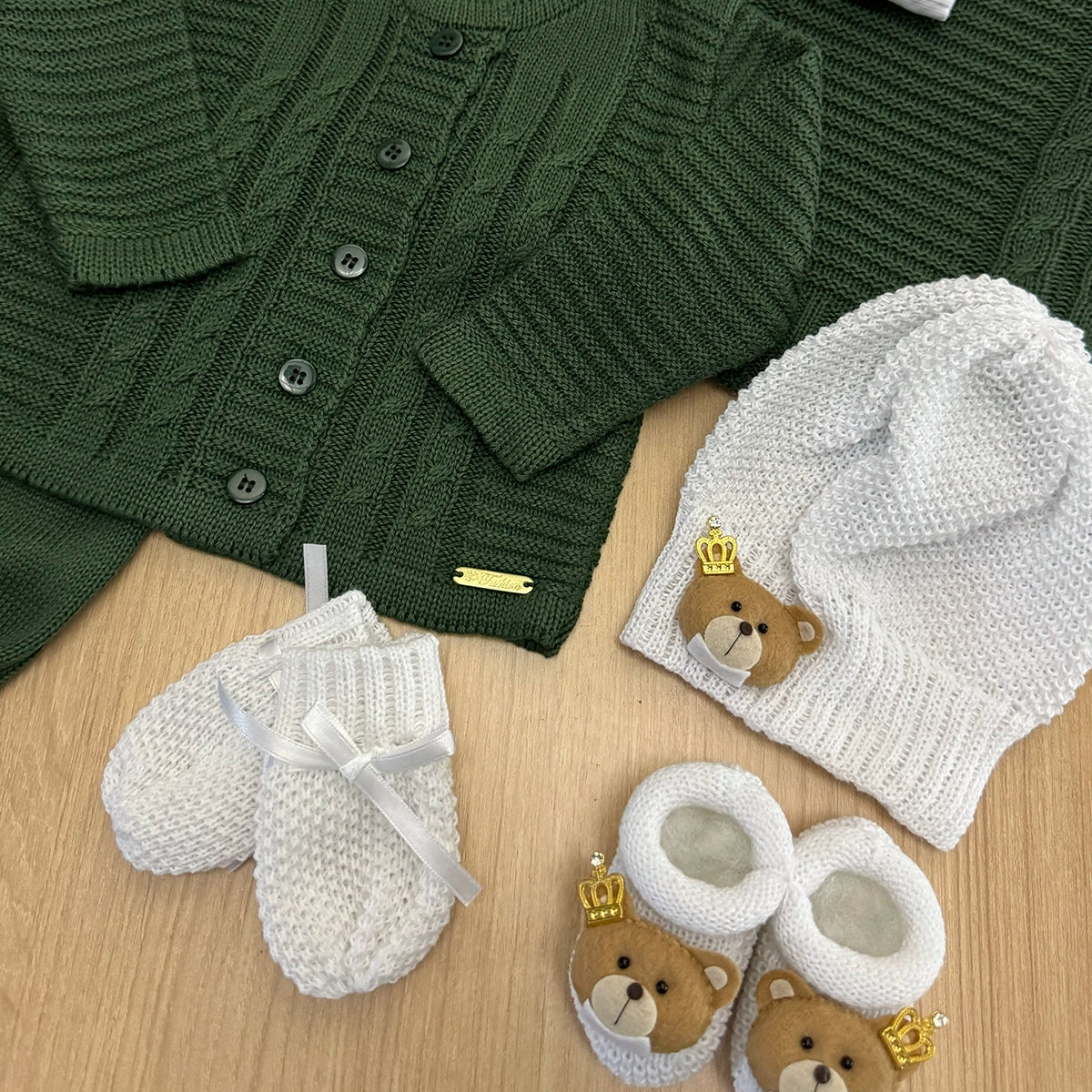 Saída Maternidade Tricot Bento Personalizado