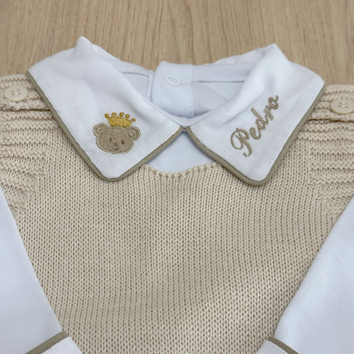 Saída Maternidade Tricot Bento Personalizado