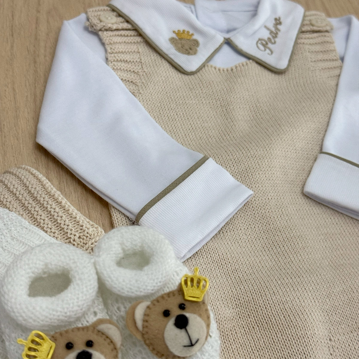 Saída Maternidade Tricot Bento Personalizado