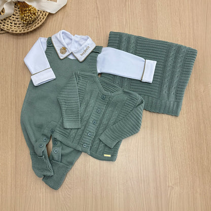 Saída Maternidade Tricot Bento Personalizado