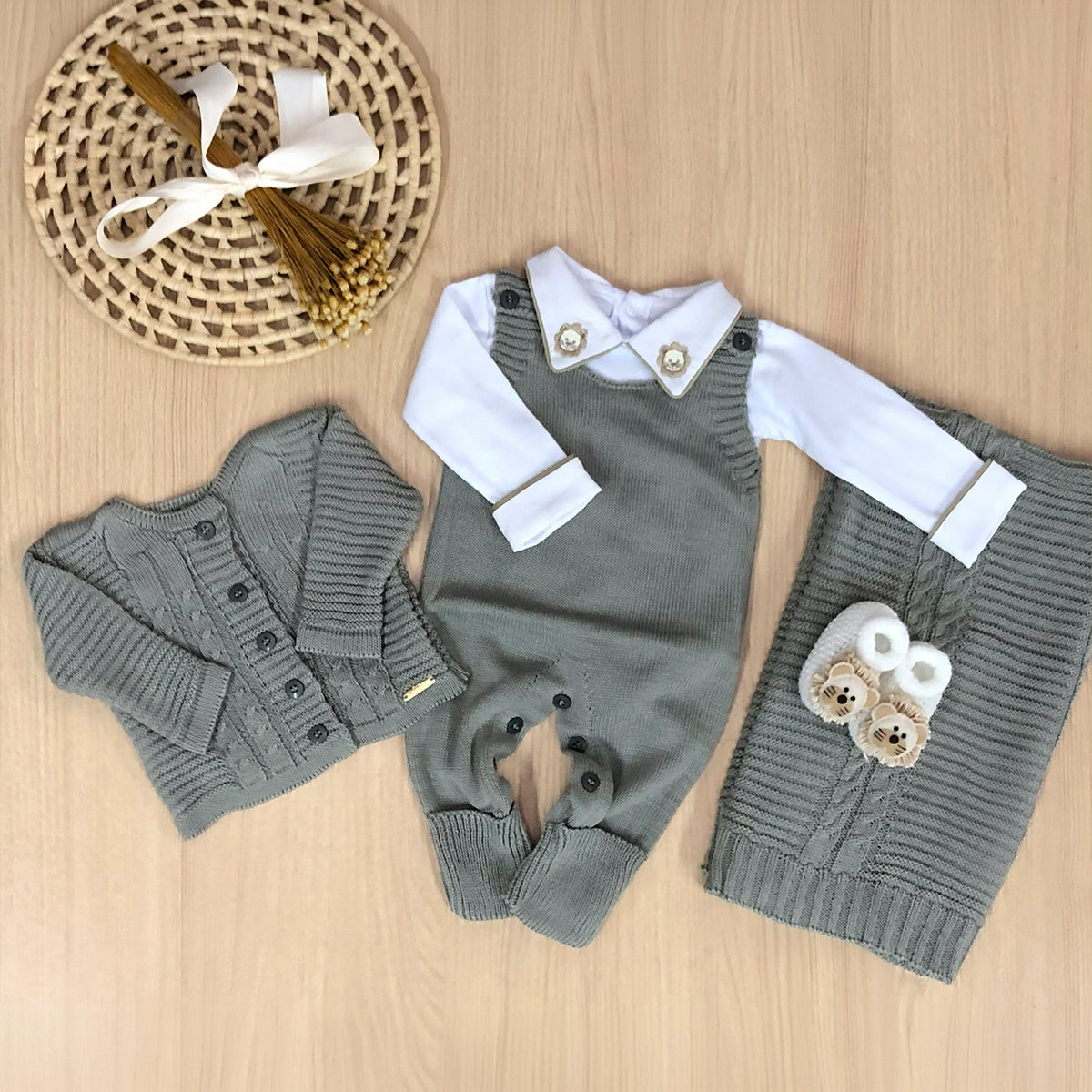 Saída Maternidade Tricot Alex