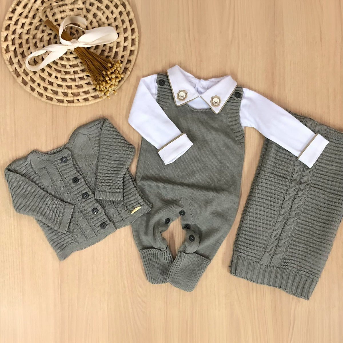 Saída Maternidade Tricot Alex