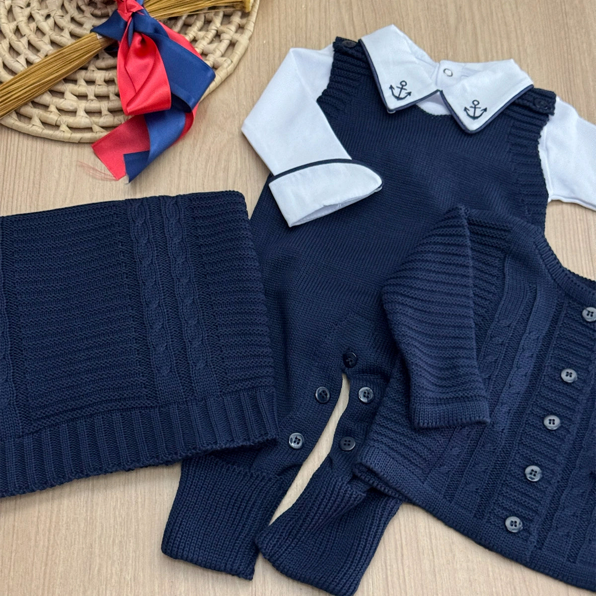 Saída Maternidade Tricot Miguel