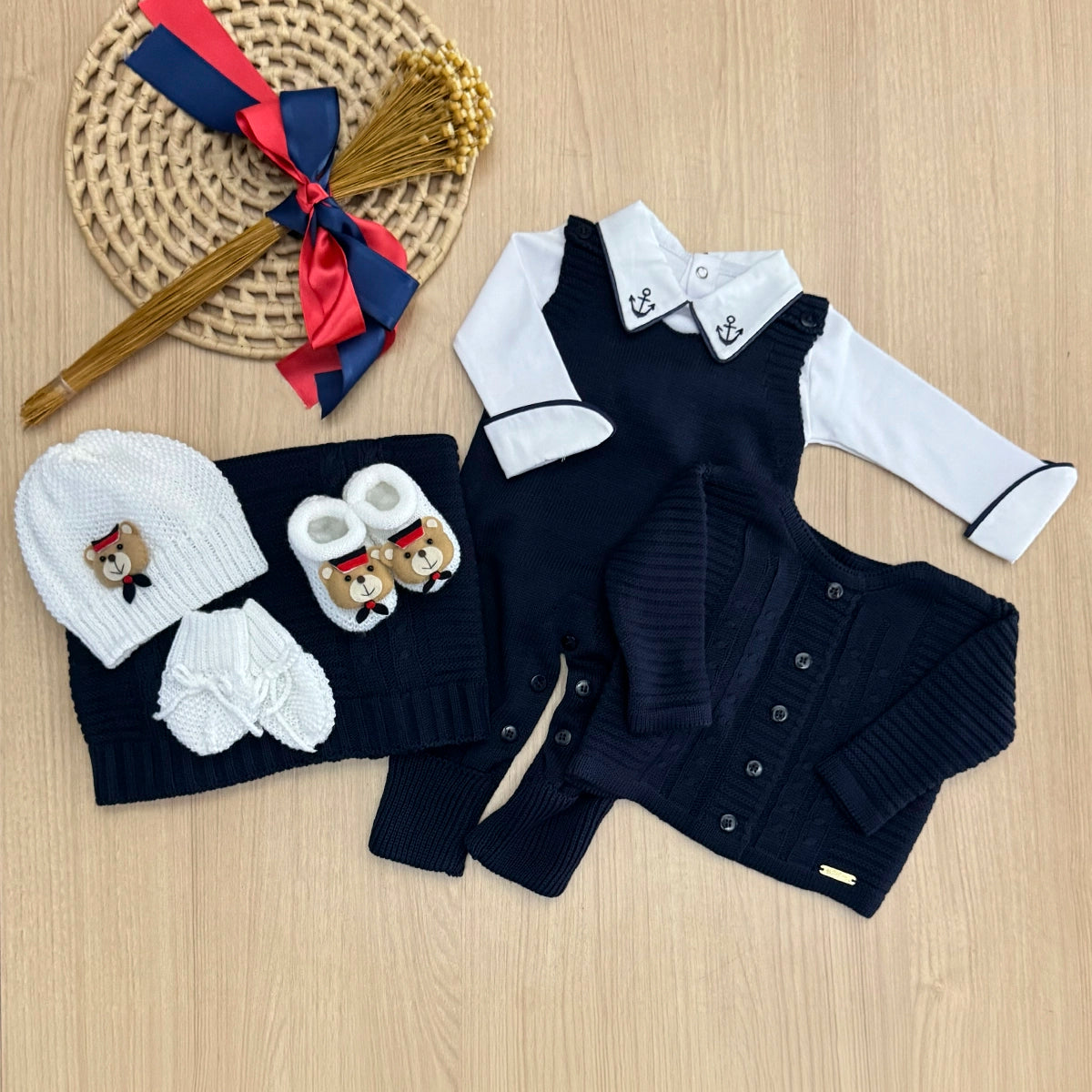 Saída Maternidade Tricot Miguel
