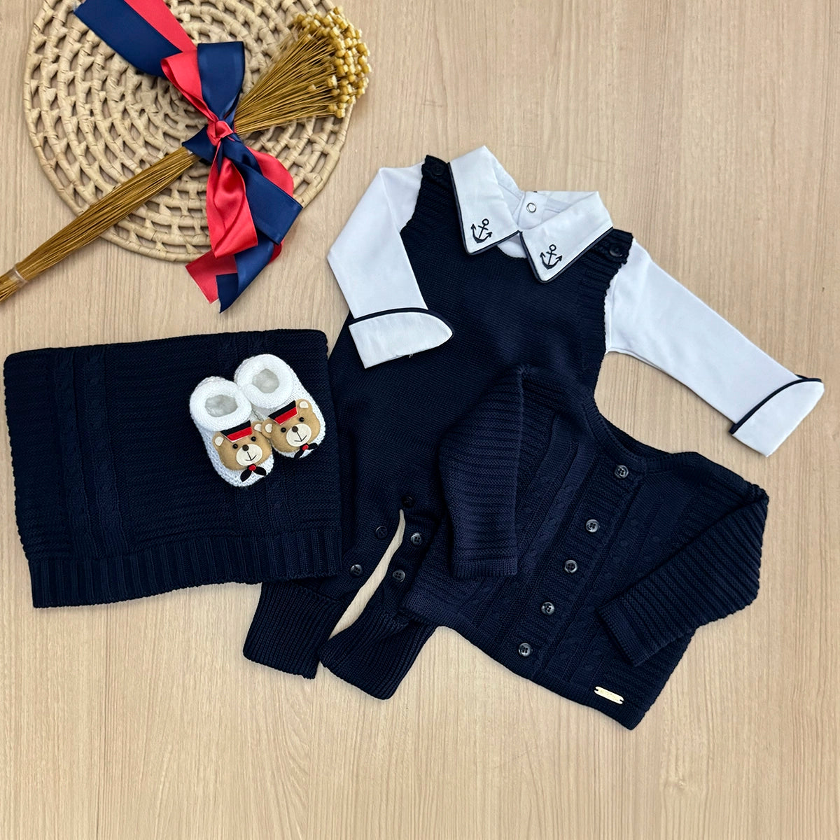 Saída Maternidade Tricot Miguel