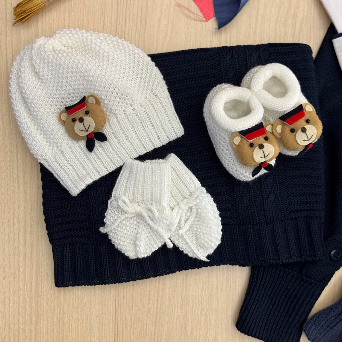Saída Maternidade Tricot Miguel