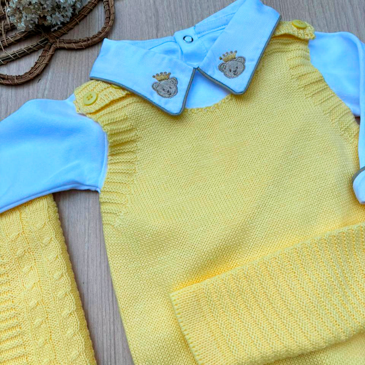 Saída Maternidade Tricot Gael