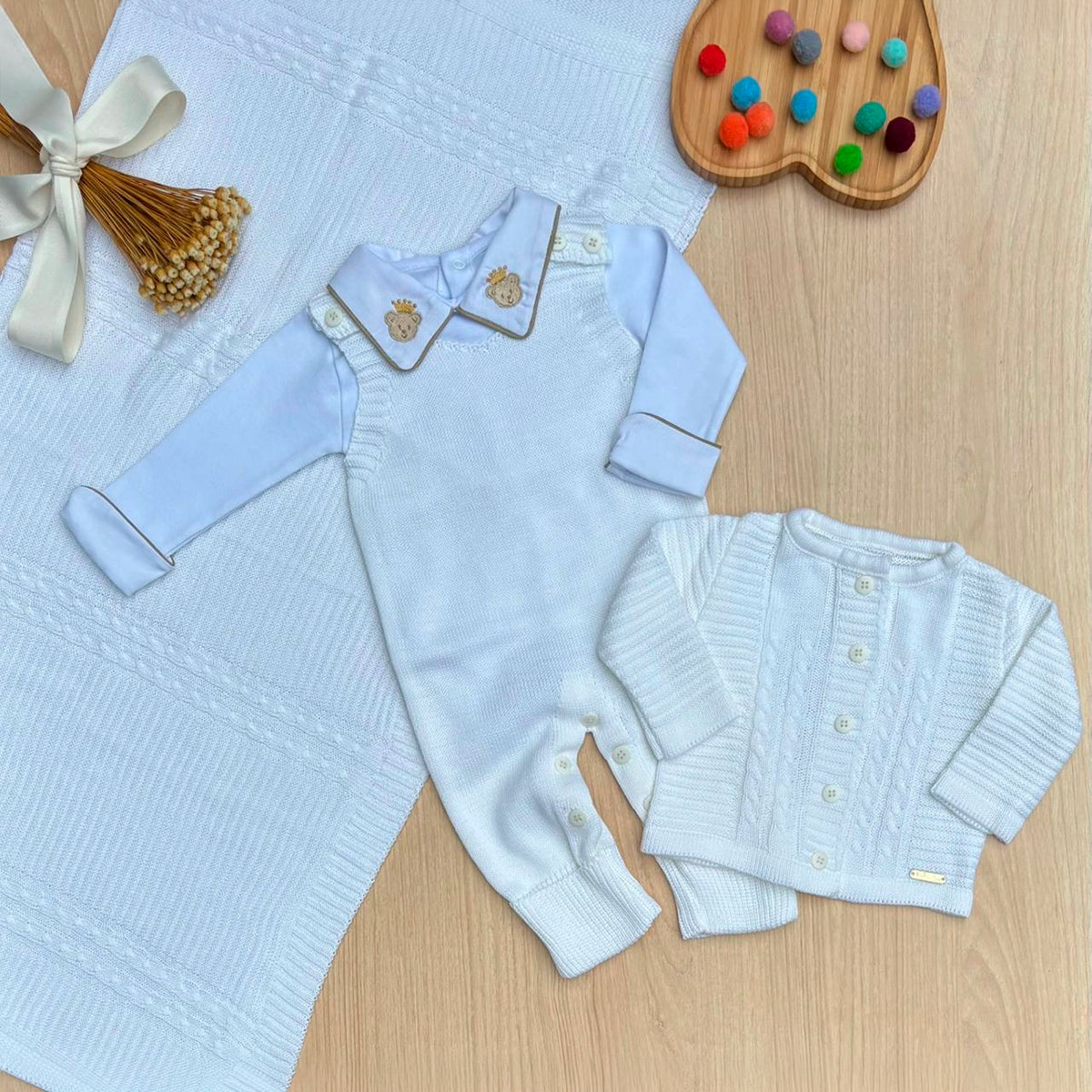 Saída Maternidade Tricot Gael