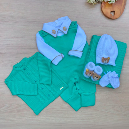 Saída Maternidade Tricot Gael