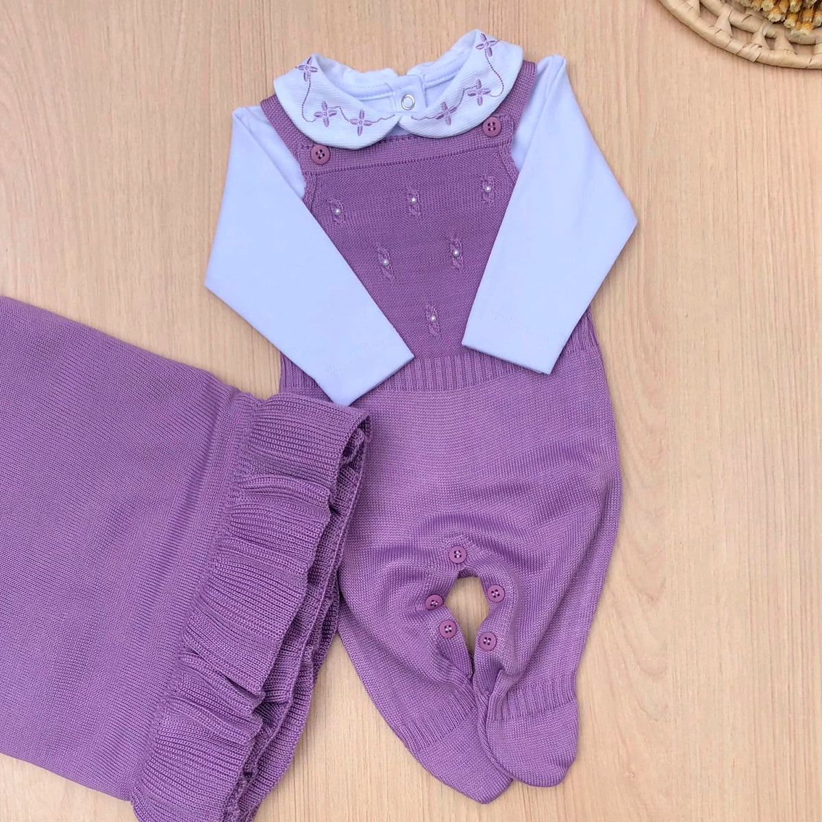 Saída Maternidade Tricot Anna