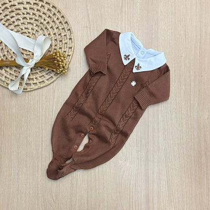 Macacão Bebê Tricot Antônio