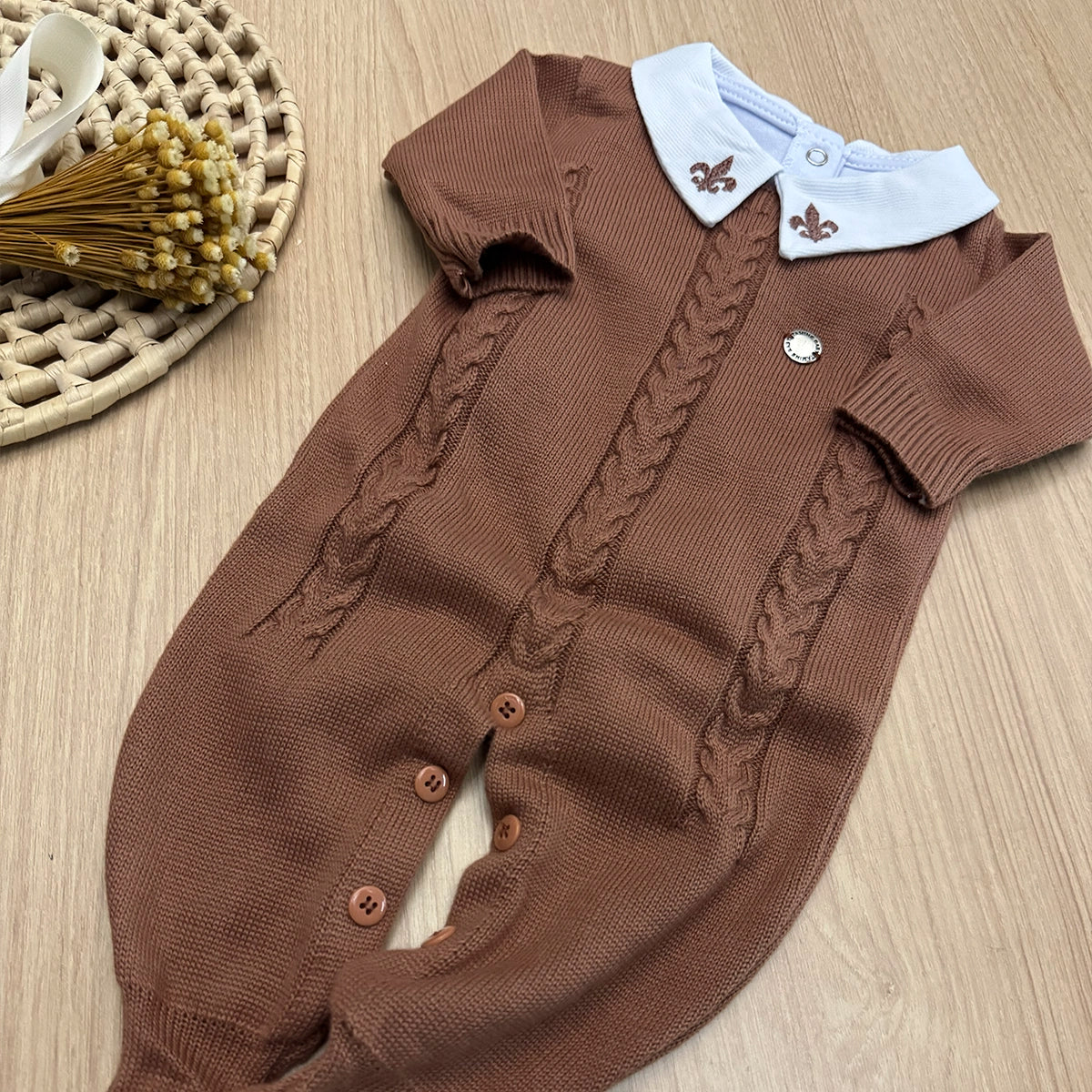 Macacão Bebê Tricot Antônio