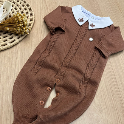 Macacão Bebê Tricot Antônio