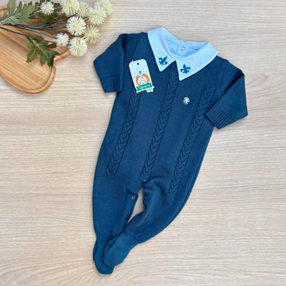 Macacão Bebê Tricot Antônio