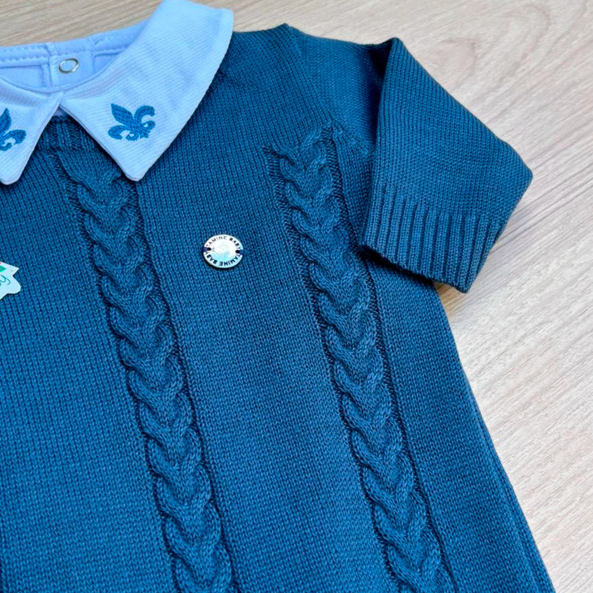 Macacão Bebê Tricot Antônio