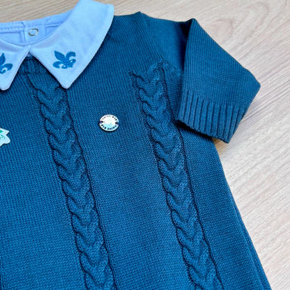 Macacão Bebê Tricot Antônio