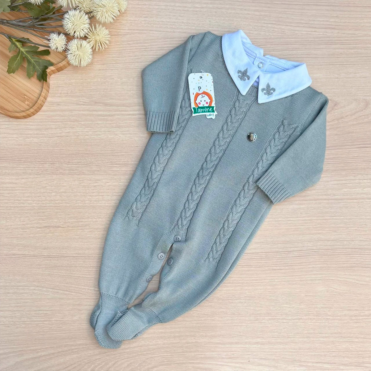 Macacão Bebê Tricot Antônio