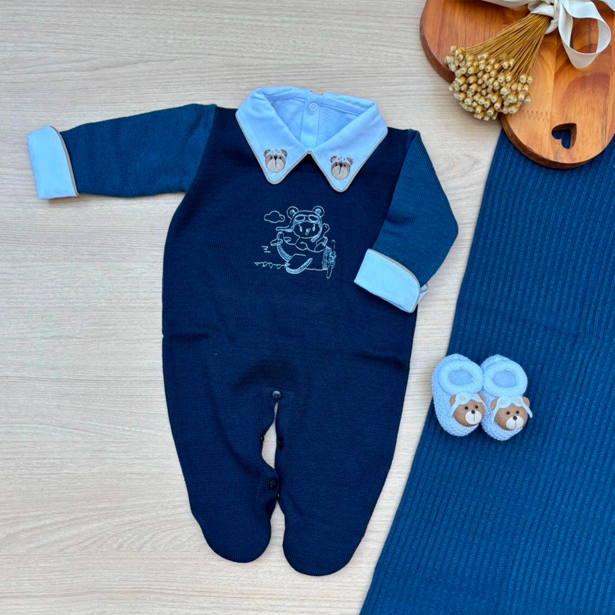 Saída Maternidade Tricot Kevin