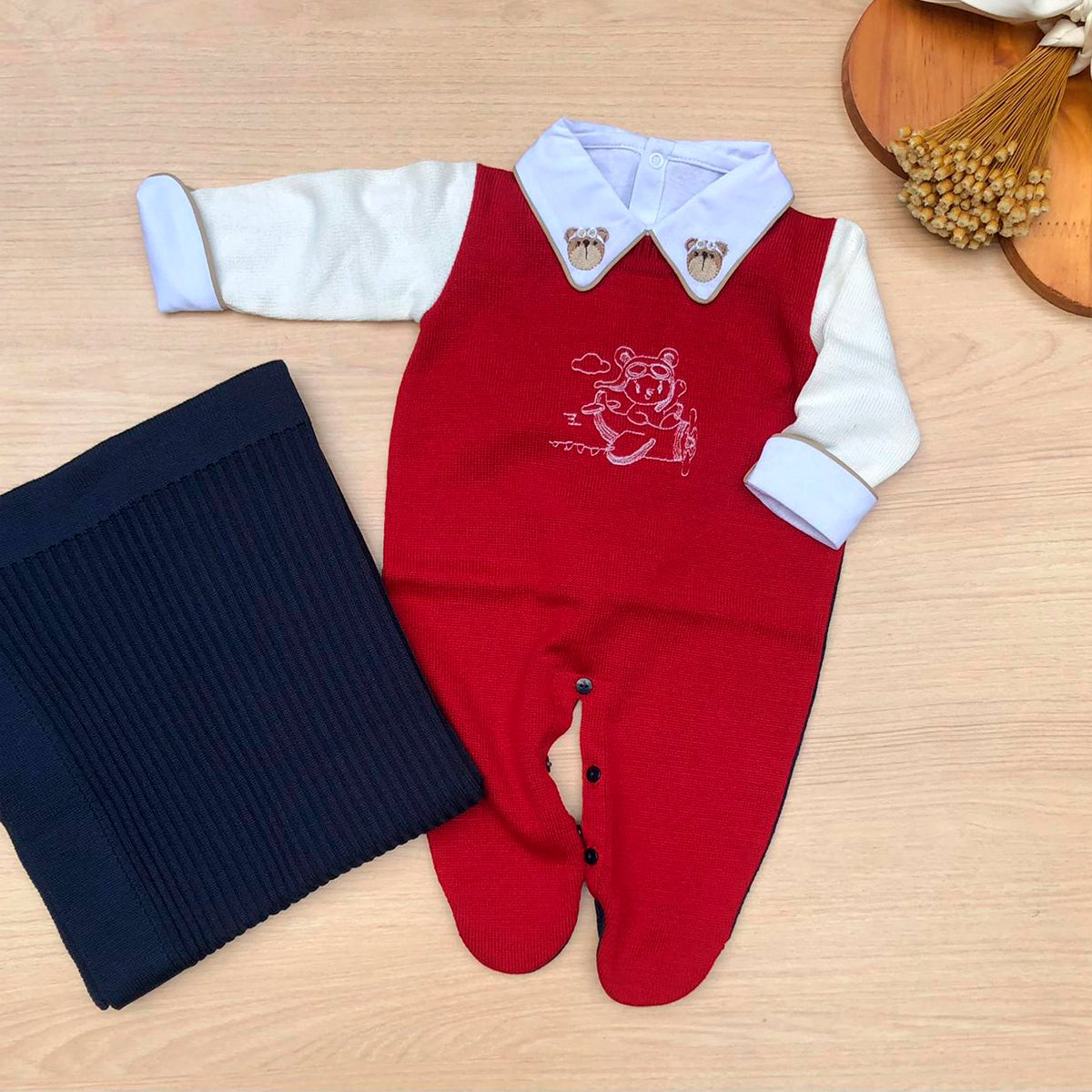 Saída Maternidade Tricot Kevin