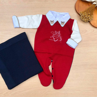 Saída Maternidade Tricot Kevin