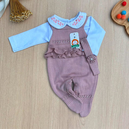 Macacão Bebê Tricot Ayla