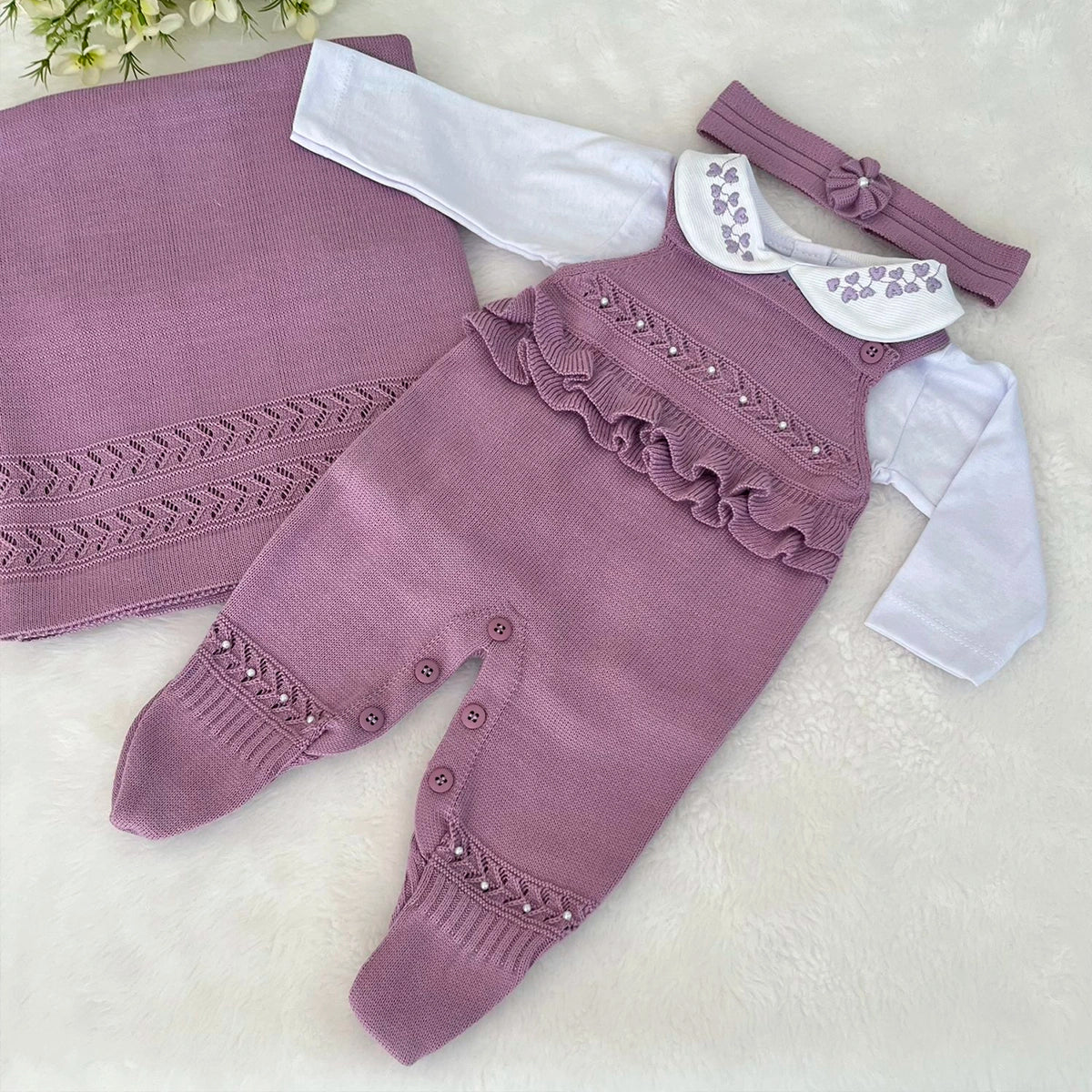 Saída Maternidade Tricot Ayla