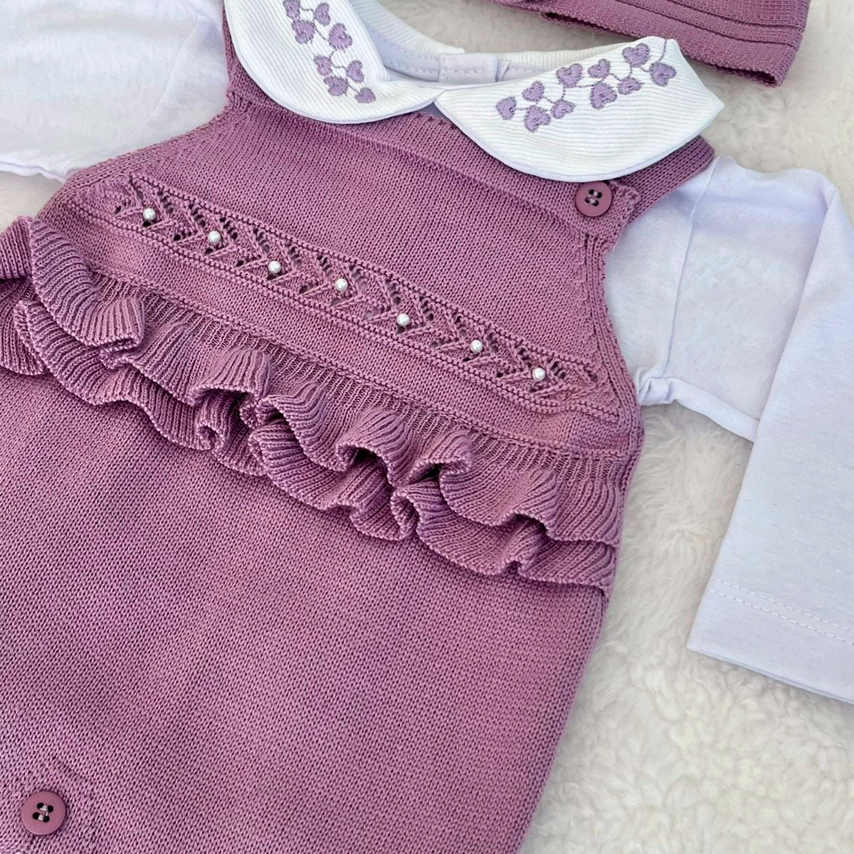 Macacão Bebê Tricot Ayla