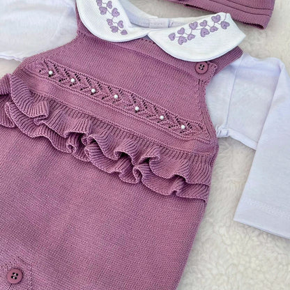 Macacão Bebê Tricot Ayla