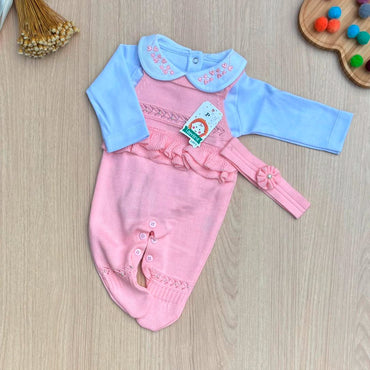 Macacão Bebê Tricot Ayla
