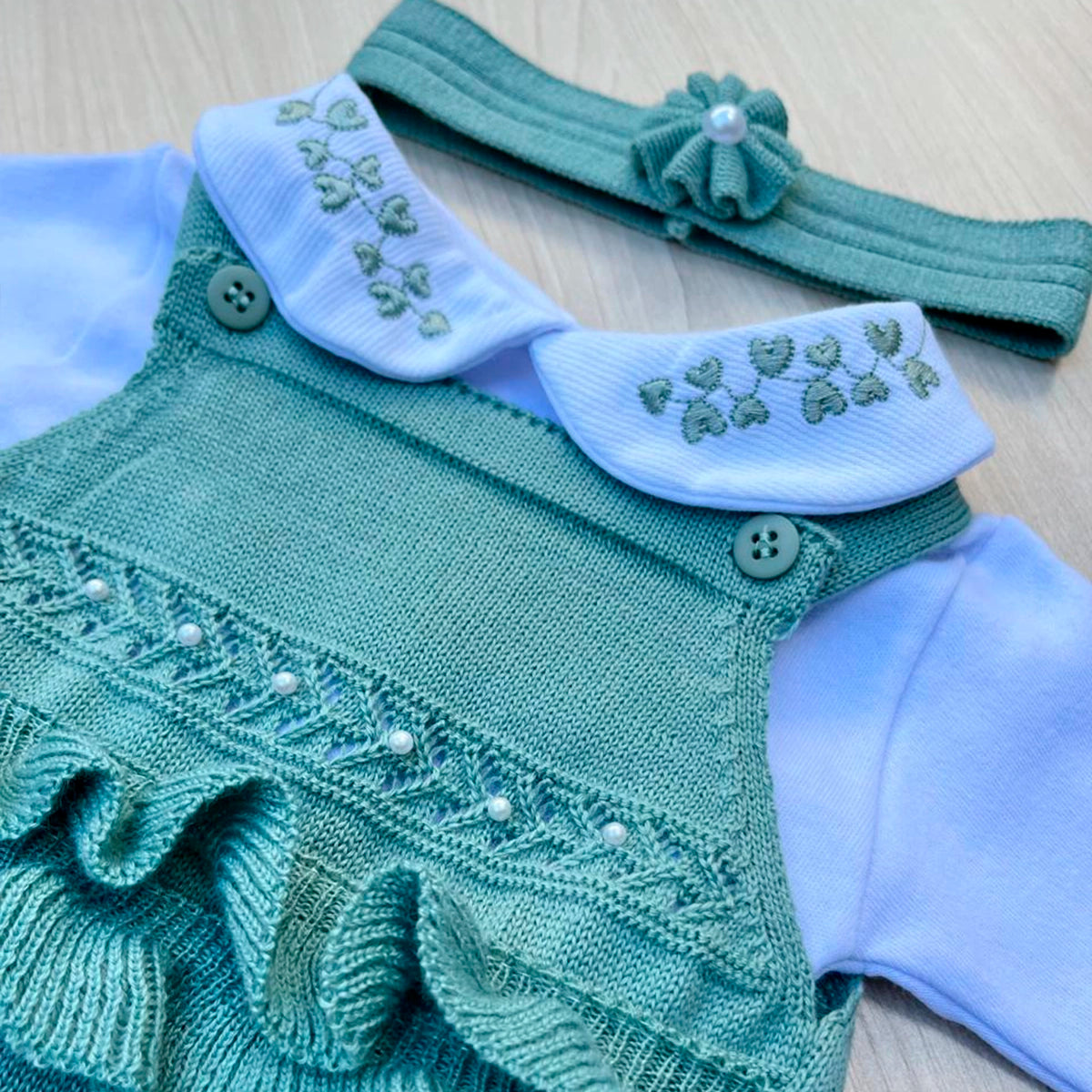 Macacão Bebê Tricot Ayla