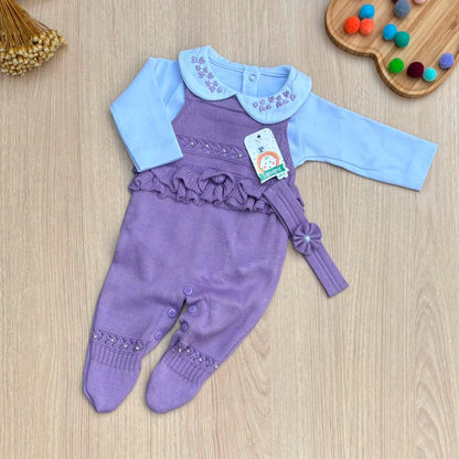 Macacão Bebê Tricot Ayla